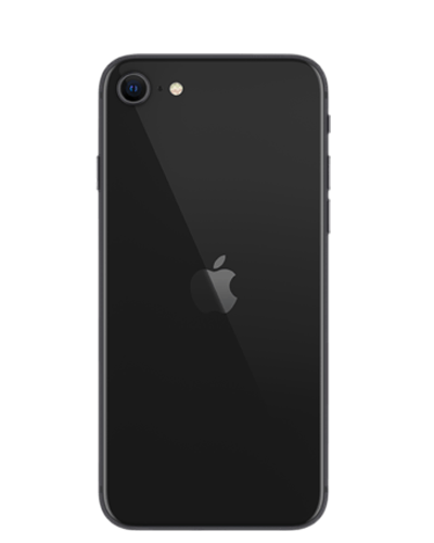 Apple iPhone SE Schwarz Rückseite