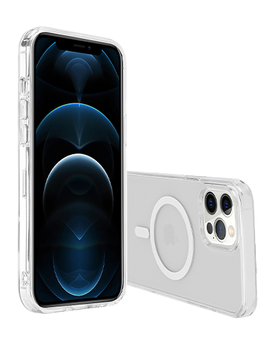 nevox styleshell shockflex iphone 12 pro und max magsafe transparent