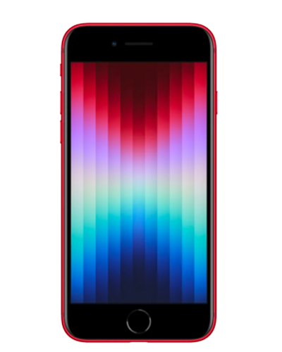 Apple iPhone SE 2022 Rot Vorderseite