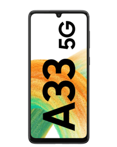 Samsung Galaxy A33 5G  Schwarz Vorderseite