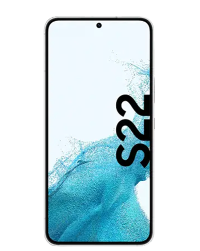 Samsung Galaxy S22 Weiß Vorderseite
