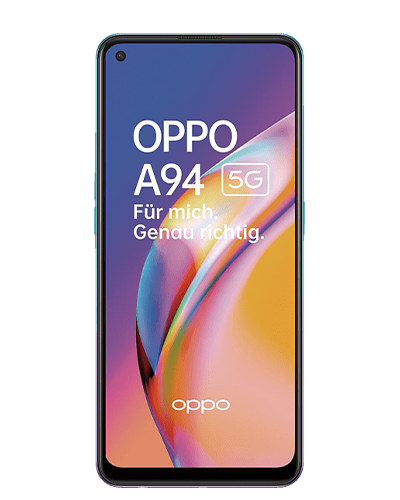 oppo a94 5g cosmo blue front