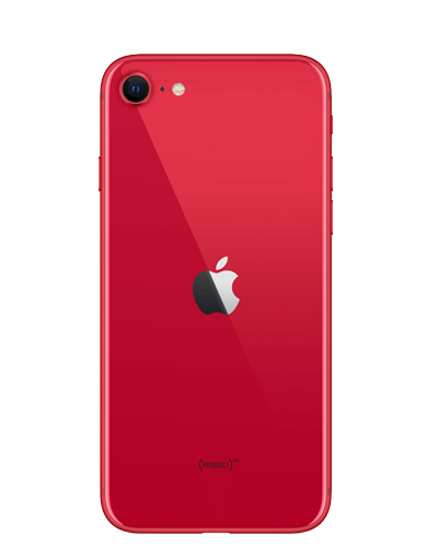 Apple iPhone SE Rot Rückseite