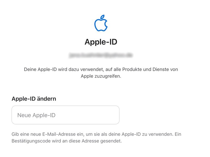 iPhone Apple ID ändern Bild 03
