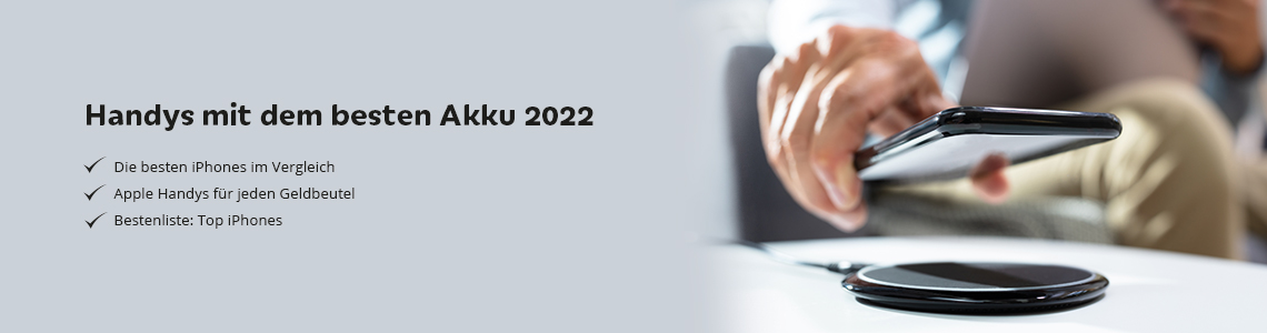 Banner Handys mit den besten Akkus 2022