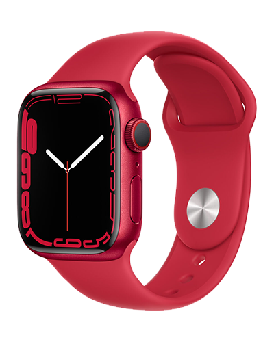 apple watch s7 cellular product red side