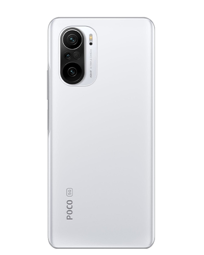 Xiaomi Poco F3 Arctic White Rückseite