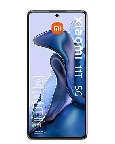 Xiaomi Mi 11t 5G Celestial Blue Vorderseite