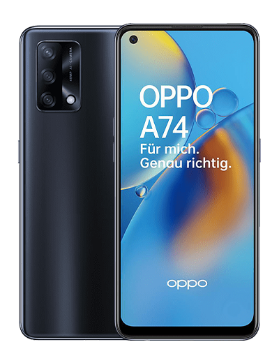 Oppo A74 4G Schwarz Hauptbild