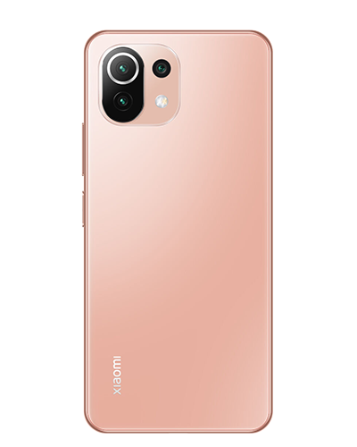 Xiaomi 11 lite 5G NE Peach Pink Rückseite